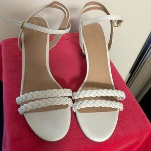 Cole Haan Women's Braided White Sandals